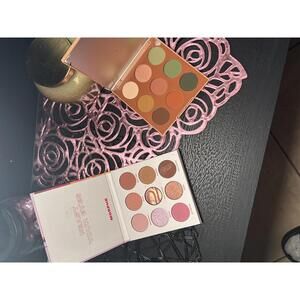 Morphe Eyeshadow Palettes Set - Feast Your Eyes & Green Tones